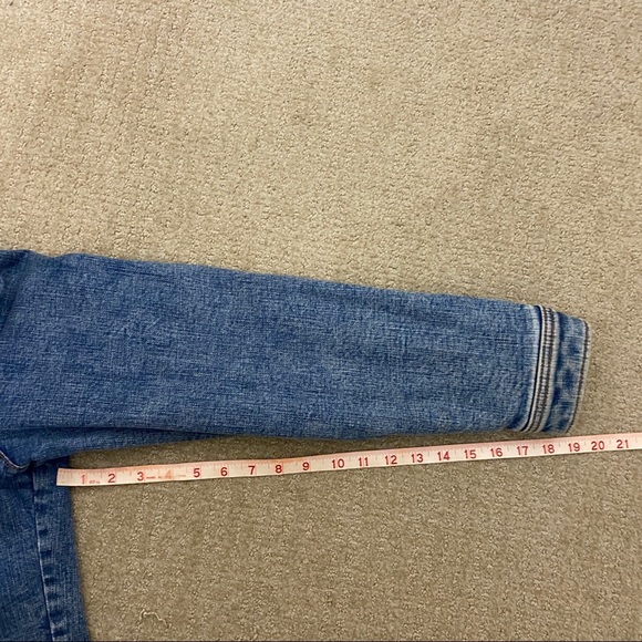 Hollister Sherpa Lined Denim Jacket Size Medium - Picture 8 of 9